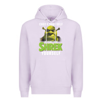 Lilac sh.rek check yourself before you sh.rek yourself t shirt Premium Hoodie - linhVisuals