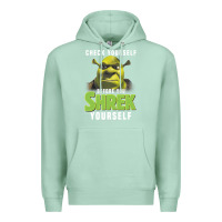 Seafoam sh.rek check yourself before you sh.rek yourself t shirt Premium Hoodie - linhVisuals