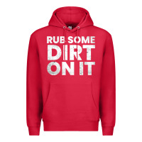 Cardinal vintage funny shirts for men, rub some dirt on it long sleeve t shirt Premium Hoodie - linhVisuals