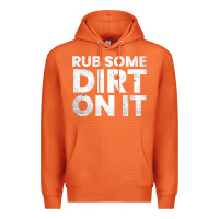 Carrot vintage funny shirts for men, rub some dirt on it long sleeve t shirt Premium Hoodie - linhVisuals