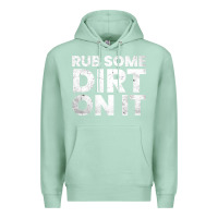 Seafoam vintage funny shirts for men, rub some dirt on it long sleeve t shirt Premium Hoodie - linhVisuals
