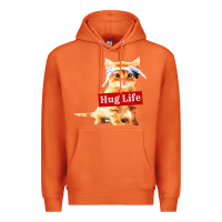 Carrot hug life kitty cat Premium Hoodie - linhVisuals
