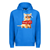 True Royal hug life kitty cat Premium Hoodie - linhVisuals
