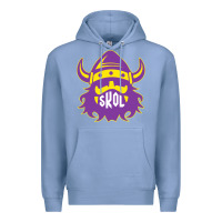 Colony Blue skol nordic viking helmet shirt Premium Hoodie - linhVisuals
