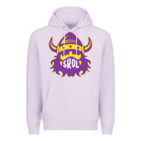 Lilac skol nordic viking helmet shirt Premium Hoodie - linhVisuals
