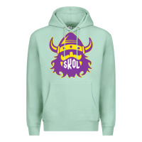 Seafoam skol nordic viking helmet shirt Premium Hoodie - linhVisuals