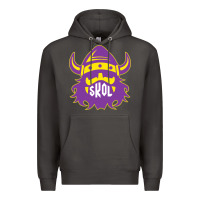 Smoke skol nordic viking helmet shirt Premium Hoodie - linhVisuals