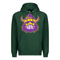 Sports Green skol nordic viking helmet shirt Premium Hoodie - linhVisuals