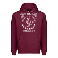 Burgundy sriracha official hot chili sauce men's graphic Premium Hoodie - linhVisuals