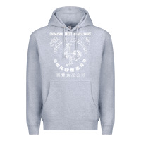 Heather Grey sriracha official hot chili sauce men's graphic Premium Hoodie - linhVisuals