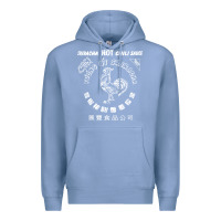 Colony Blue sriracha official hot chili sauce men's graphic Premium Hoodie - linhVisuals