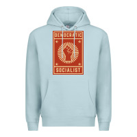 Blue Mist democratic socialist Premium Hoodie - linhVisuals
