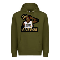 Army Green sixers the answer Premium Hoodie - linhVisuals