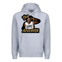Heather Grey sixers the answer Premium Hoodie - linhVisuals