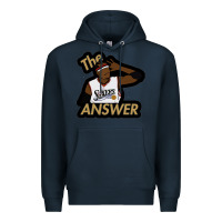 Navy sixers the answer Premium Hoodie - linhVisuals