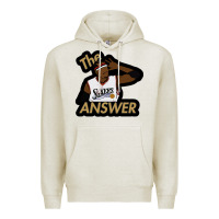 Oatmeal Heather sixers the answer Premium Hoodie - linhVisuals