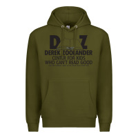 Army Green derek zoolander Premium Hoodie - linhVisuals