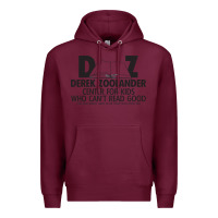Burgundy derek zoolander Premium Hoodie - linhVisuals