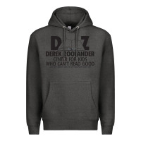 Charcoal Heather derek zoolander Premium Hoodie - linhVisuals