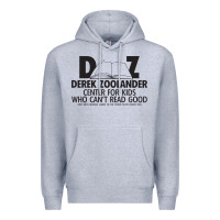 Heather Grey derek zoolander Premium Hoodie - linhVisuals