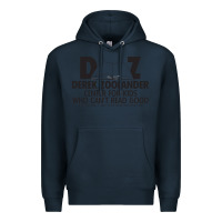 Navy derek zoolander Premium Hoodie - linhVisuals