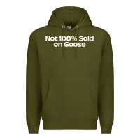 Army Green womens not 100 sold on goose v neck t shirt Premium Hoodie - linhVisuals