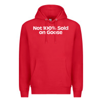 Red womens not 100 sold on goose v neck t shirt Premium Hoodie - linhVisuals