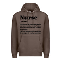 Coffee nurse Premium Hoodie - linhVisuals