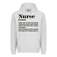 Dove Grey nurse Premium Hoodie - linhVisuals
