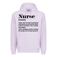 Lilac nurse Premium Hoodie - linhVisuals