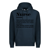Navy nurse Premium Hoodie - linhVisuals