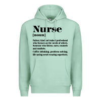 Seafoam nurse Premium Hoodie - linhVisuals