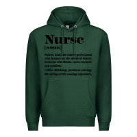 Sports Green nurse Premium Hoodie - linhVisuals
