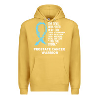 Antique Gold prostate cancer t  shirt the devil  prostate cancer awareness support Premium Hoodie - linhVisuals