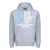 Heather Grey prostate cancer t  shirt the devil  prostate cancer awareness support Premium Hoodie - linhVisuals