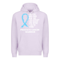 Lilac prostate cancer t  shirt the devil  prostate cancer awareness support Premium Hoodie - linhVisuals