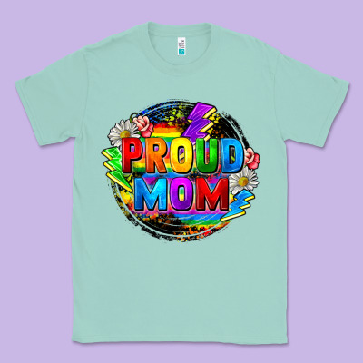 Proud Mom Lgbtq+ Mother's Day Classic Tee Designed By Fadigitalartstudio