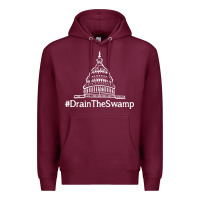 Burgundy drain  swamp Premium Hoodie - linhVisuals