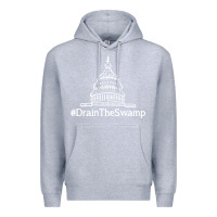 Heather Grey drain  swamp Premium Hoodie - linhVisuals