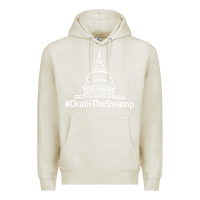 Oatmeal Heather drain  swamp Premium Hoodie - linhVisuals