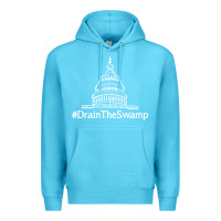 Ocean Blue drain  swamp Premium Hoodie - linhVisuals
