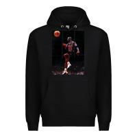 Black Michael JorDunk Premium Hoodie - linhVisuals