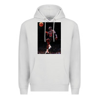 Dove Grey Michael JorDunk Premium Hoodie - linhVisuals