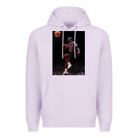 Lilac Michael JorDunk Premium Hoodie - linhVisuals