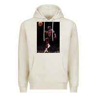 Oatmeal Heather Michael JorDunk Premium Hoodie - linhVisuals