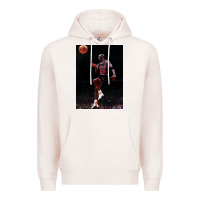 Pale Pink Michael JorDunk Premium Hoodie - linhVisuals