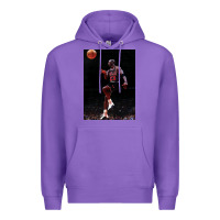Purple Michael JorDunk Premium Hoodie - linhVisuals