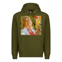 Army Green lynn anderson cd bridges   bear f Premium Hoodie - linhVisuals