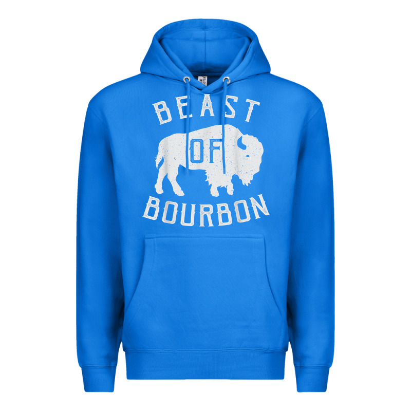 Beast Of Bourbon Drinking Whiskey Design Bison Buffalo Party T Shirt Premium Hoodie by linhVisuals | Teevron