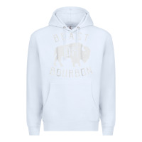 White beast of bourbon drinking whiskey design bison buffalo party t shirt Premium Hoodie - linhVisuals